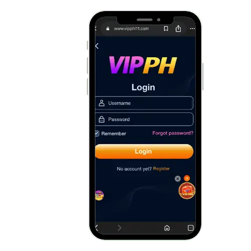 Registration on VipPH Online Casino